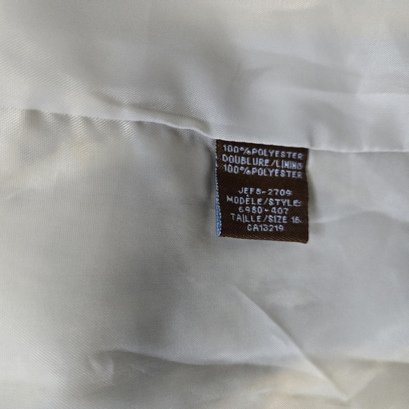 Vintage Jessica Paisley Brocade Coat Jacket Women’s Size 16 Longline Silver Gray - Picture 9 of 10